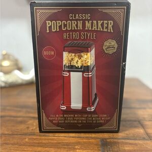 Classic Retro Style Popcorn Maker